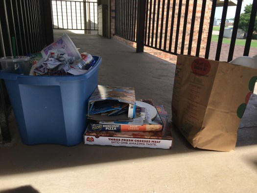 Recycling from this past summer!