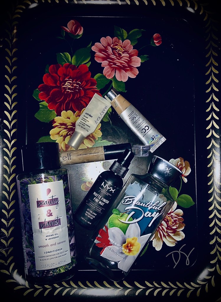 Beauty & cosmetic products I wrapped up in September: Love Beauty and Planet; Bath & Body Works; NYX; elf cosmetics; IT Cosmetics; Mary Kay; and Smashbox.